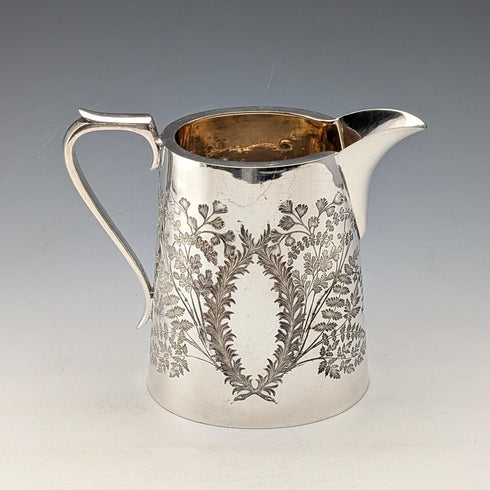 約 1885 年英國古董鍍銀茶具 3 件套 Briddon Brothers